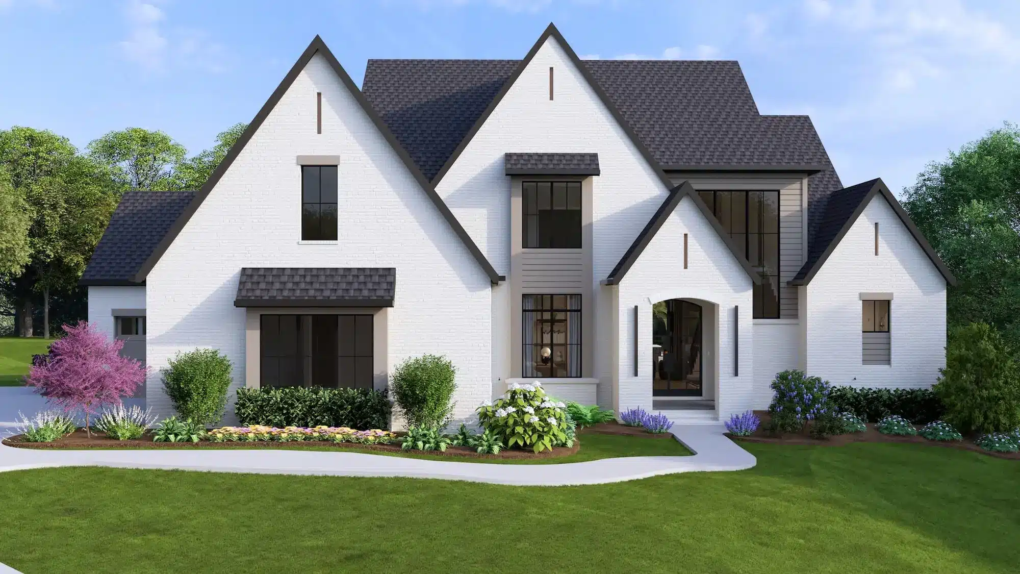 Custom Obsidian Model Home Elevation