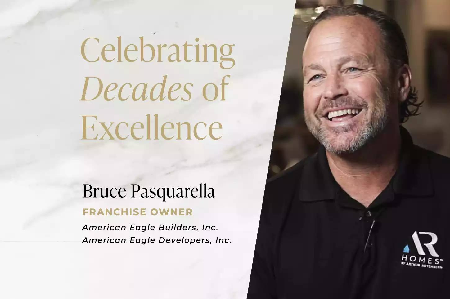 South Carolina custom home builders – Bruce Pasquerella's headshot – celebrating decades of excellence