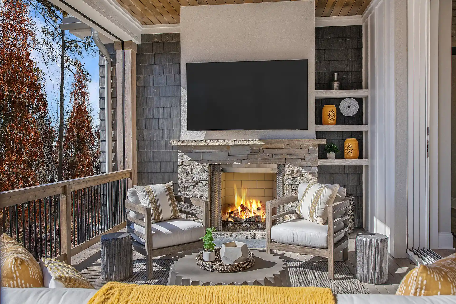 Palmetto Model Home Outdoor Living