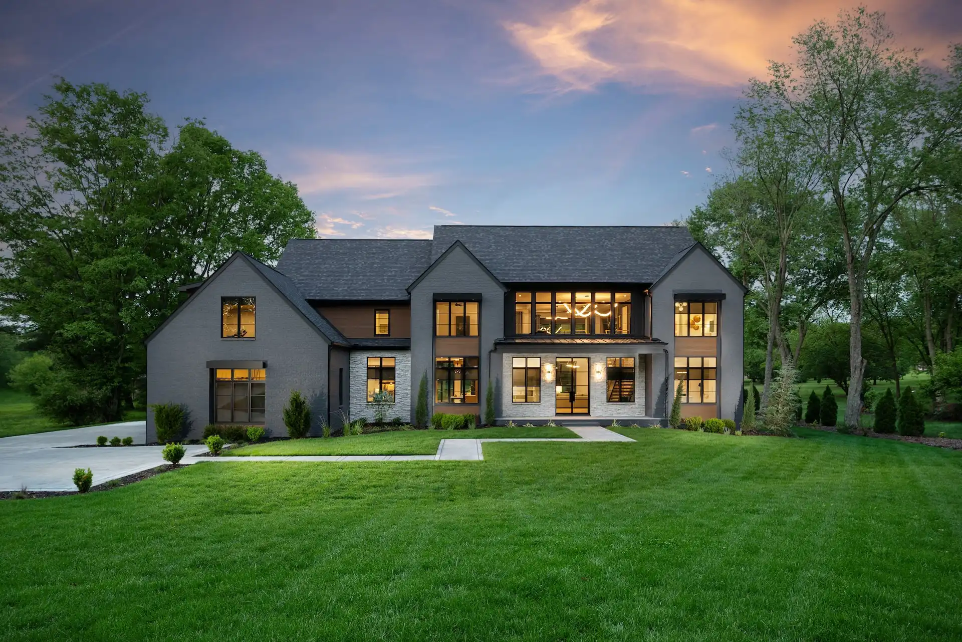 Radiance Model Home - Elevation Dusk